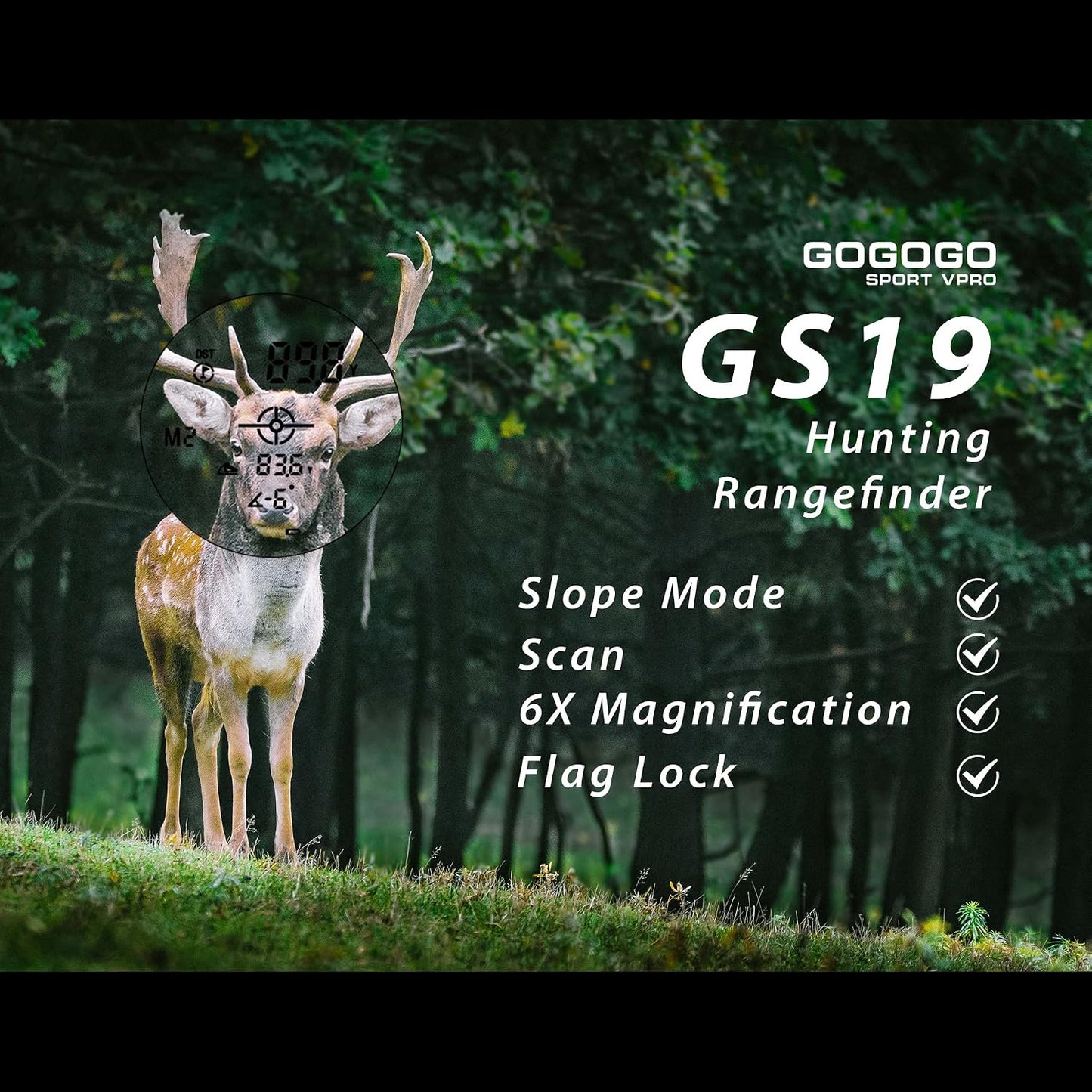 Green Hunting Rangefinder -1200 Yards