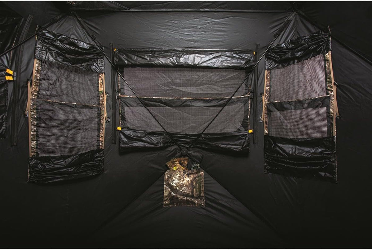 Field General 4-Star Hunting Ground Blind, 1 Man Person Tent, Turkey, Duck, Deer Hunting Gear Equipment Accessories