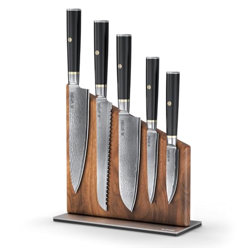 Yatoshi Knives Kitchen Knife Set with Block CLA1