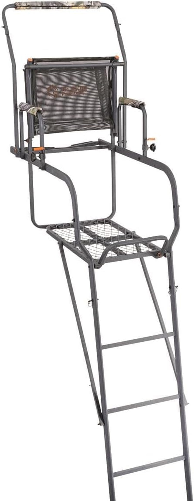 15.5' Ladder Tree Stand for Hunting with Mesh Seat, Hunting Gear, Equipment, and Accessories