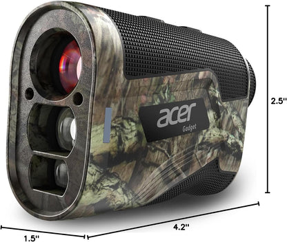 Acer Hunting Range Finder with Slope, 800 Yards Range Finder for Hunting, 6X Magnification, Waterproof Archery Rangefinder for Deer, Rechargeable Battery with Magnet Stripe
