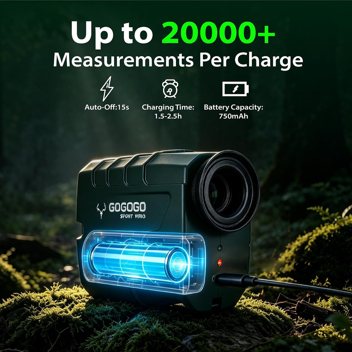 Green Hunting Rangefinder -1200 Yards