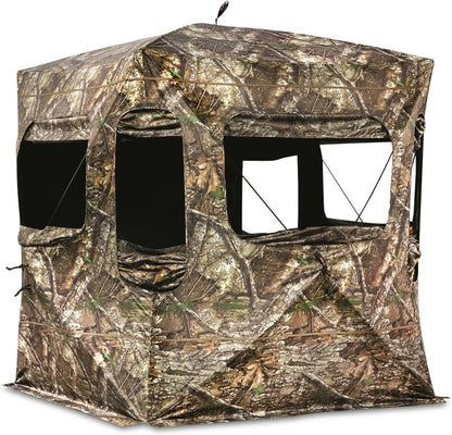 Field General 4-Star Hunting Ground Blind, 1 Man Person Tent, Turkey, Duck, Deer Hunting Gear Equipment Accessories