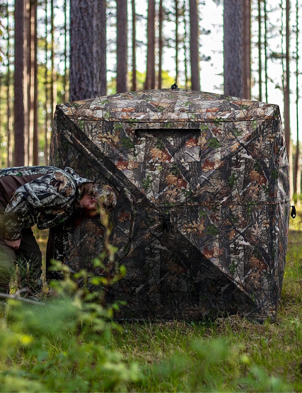 Hunting Blind, 270°/360° See through Ground Blind
