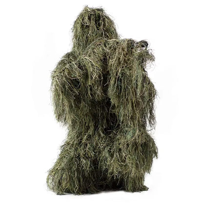Camouflage Suit 3D Withered Grass Ghillie Set, 5-Piece Hunting Suit Hunting Suit Set