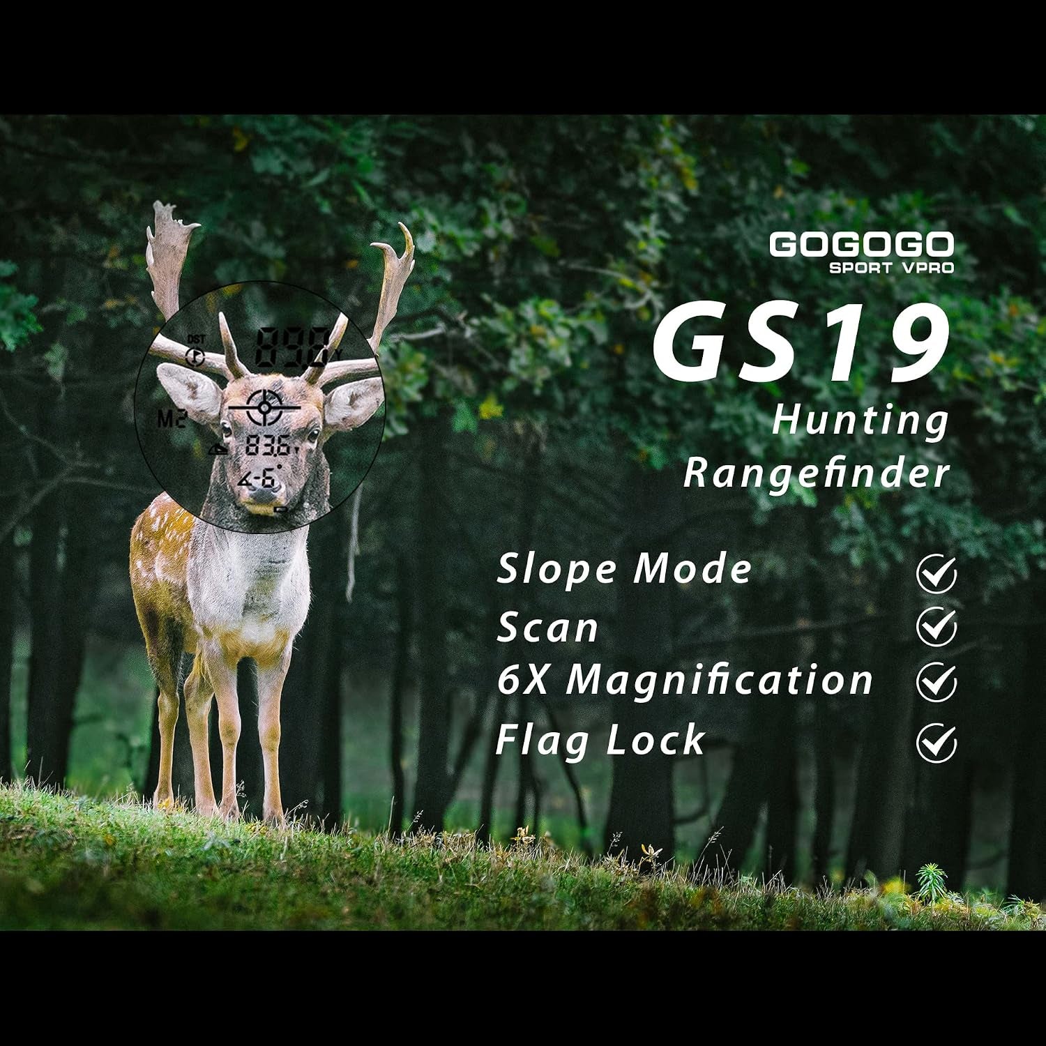 Green Hunting Rangefinder -1200 Yards