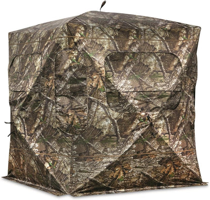 Field General 4-Star Hunting Ground Blind, 1 Man Person Tent, Turkey, Duck, Deer Hunting Gear Equipment Accessories