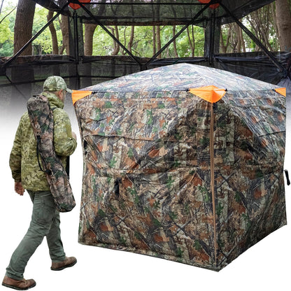 Hunting Blind 270° See through Ground Blind for Deer Turkey Hunting