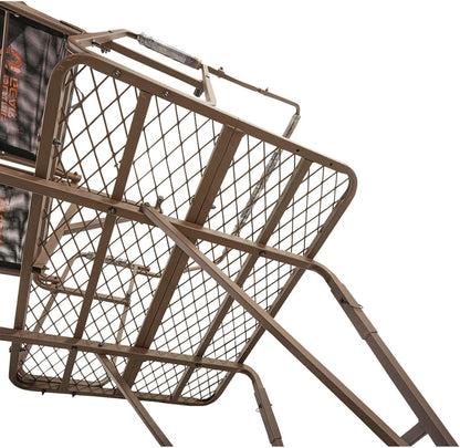 17' 2-Man Ladder Tree Stand Climbing Hunt Seat, Hunting Gear Equipment Accessories