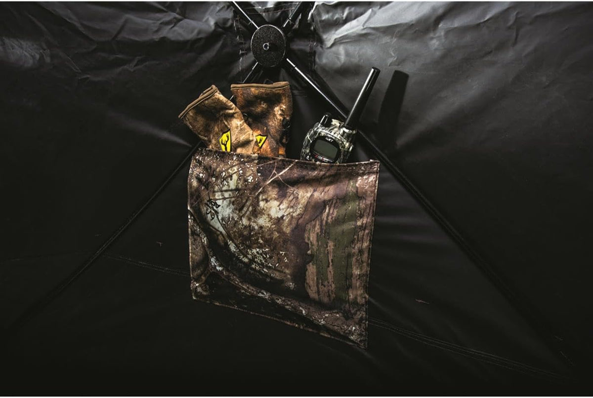 Field General 4-Star Hunting Ground Blind, 1 Man Person Tent, Turkey, Duck, Deer Hunting Gear Equipment Accessories