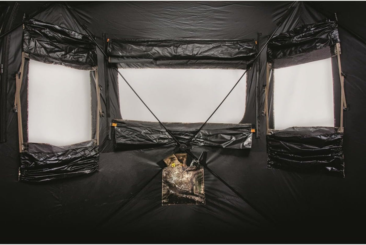 Field General 4-Star Hunting Ground Blind, 1 Man Person Tent, Turkey, Duck, Deer Hunting Gear Equipment Accessories
